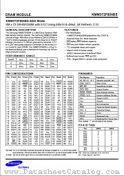 KMM372F804BS datasheet pdf Samsung Electronic