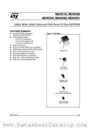 M24C04-WBN3TG/W datasheet pdf ST Microelectronics