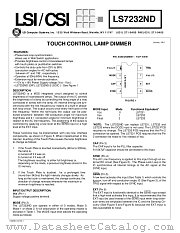 LS7232ND datasheet pdf LSI Computer Systems