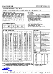 KMM372F3280BS1 datasheet pdf Samsung Electronic