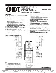 IDT70V7589S datasheet pdf IDT