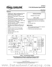 MT9045AN datasheet pdf Zarlink Semiconductor