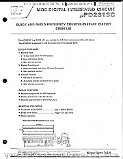 UPD2813C datasheet pdf NEC