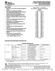 74LVTH16245ADGVRE4 datasheet pdf Texas Instruments