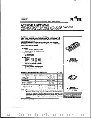 MB86041A datasheet pdf Fujitsu Microelectronics