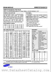 KMM372F3200CS1 datasheet pdf Samsung Electronic