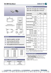 GXO-U110H datasheet pdf etc