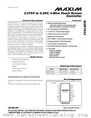 MXB7843EUE datasheet pdf MAXIM - Dallas Semiconductor