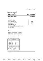 35A datasheet pdf International Rectifier
