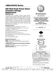 1SMAXXCAT3G datasheet pdf ON Semiconductor