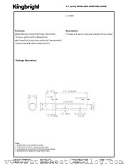 L-34F3BT datasheet pdf Kingbright Electronic