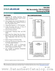 DS1556W-120 datasheet pdf MAXIM - Dallas Semiconductor