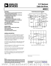 AD8324JRQ datasheet pdf Analog Devices