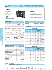 JZC-33F datasheet pdf etc