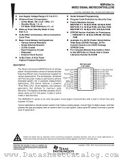 MSP430C112 datasheet pdf Texas Instruments
