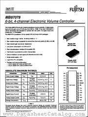 MB87078 datasheet pdf Fujitsu Microelectronics