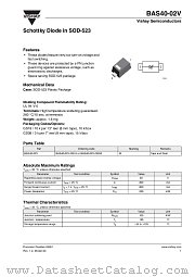 BAS40-02V-GS18 datasheet pdf Vishay