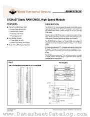 EDI9F37512C45MMC datasheet pdf White Electronic Designs