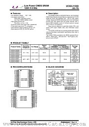 UC62LV1008-55 datasheet pdf etc