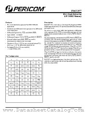 PI6CU877NFE datasheet pdf Pericom Technology