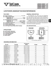 LM385COA-1.2 datasheet pdf TelCom Semiconductor