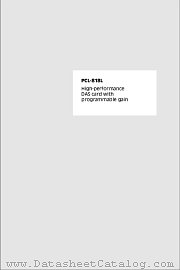 PCL-818L datasheet pdf etc