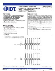 IDTQS32XR245Q2G datasheet pdf IDT