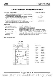 NJG1515AVB2-C5 datasheet pdf New Japan Radio