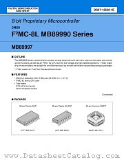 MB89997P-SH datasheet pdf Fujitsu Microelectronics