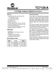 TC7126CKW datasheet pdf Microchip