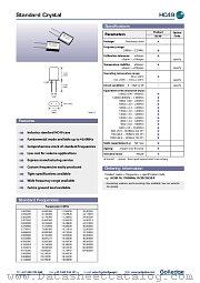 HC49U datasheet pdf etc