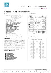 EM6605 datasheet pdf National Semiconductor