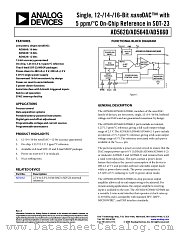 AD5620ARJ-1REEL7 datasheet pdf Analog Devices