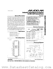MX574ASQ datasheet pdf MAXIM - Dallas Semiconductor