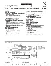 X1288S16I datasheet pdf Xicor