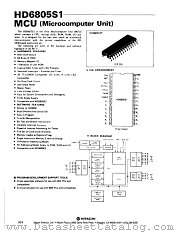 HD6805S1 datasheet pdf Hitachi Semiconductor