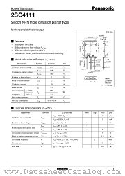 2SC4111 datasheet pdf Panasonic