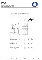 CSC2073 datasheet pdf Continental Device India Limited