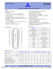 AS4LC4M16S0-10FTC datasheet pdf Alliance Semiconductor