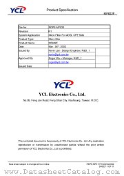 MF602F datasheet pdf YCL