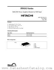 PF0313 datasheet pdf Hitachi Semiconductor