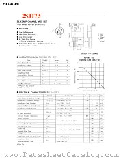 2SJ173 datasheet pdf Hitachi Semiconductor
