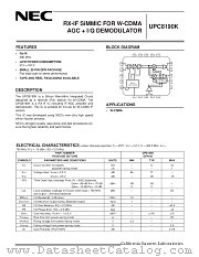 UPC8190K datasheet pdf NEC