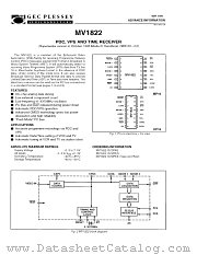 MV1822IGMPEE datasheet pdf Zarlink Semiconductor