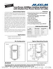 MAX3761C/D datasheet pdf MAXIM - Dallas Semiconductor