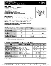FMC2223C6-03 datasheet pdf Fujitsu Microelectronics