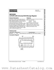 DM74S299N datasheet pdf Fairchild Semiconductor