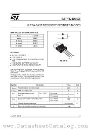 STPR2420 datasheet pdf ST Microelectronics