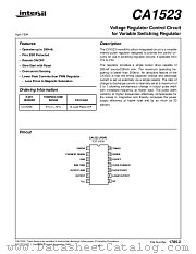 CA1523E datasheet pdf Intersil