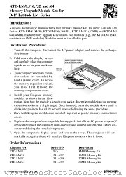 KTD-LM32 datasheet pdf Kingston Technology